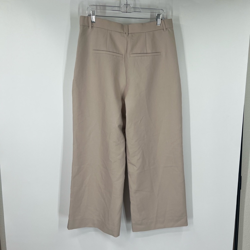 Abercrombie & Fitch Pleated High-Rise Wide Leg Trousers - Picture 4 of 6